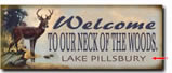 Antique looking vintage sign customized for outdoorsmen.