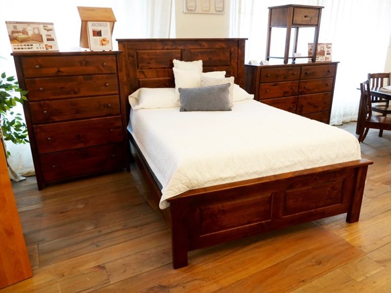 furniture south addison alder and black walnut bedroom
